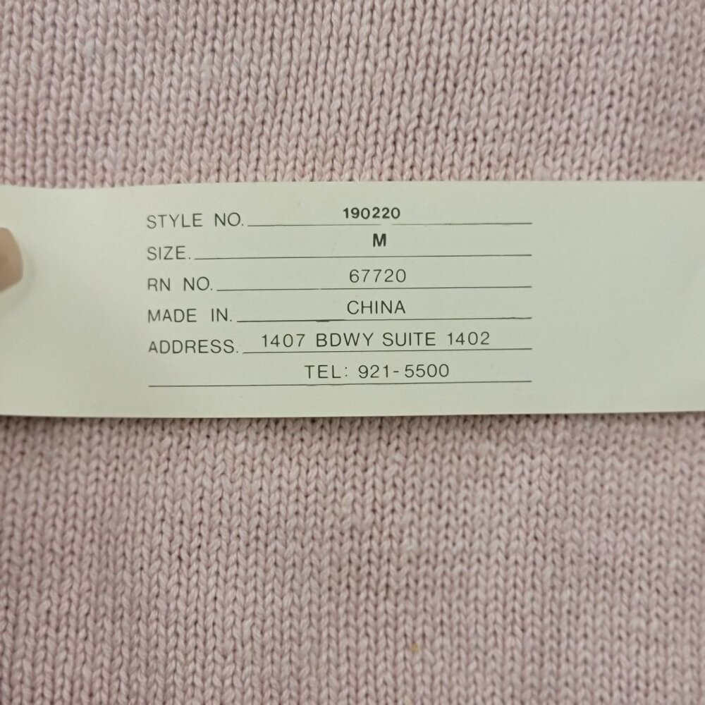 Vintage Margules Crochet Crop Top M Pink Retro Boho Romantic Cottagecore Dainty - Picture 11 of 12